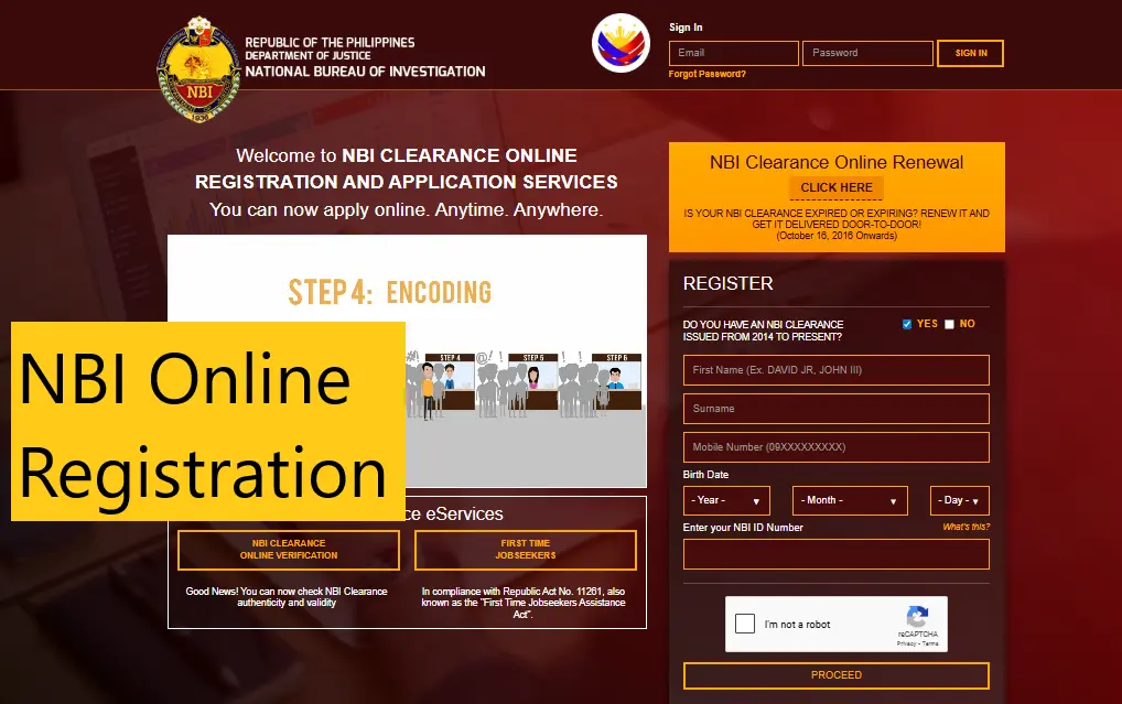 NBI Online Registration 2025