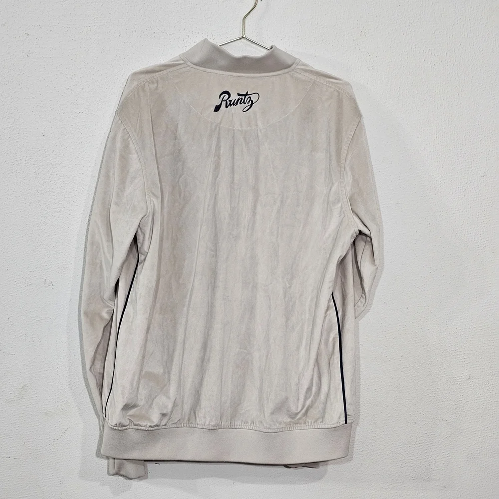 Runtz Around The World Velour Cream/Slate Men's Jacket Rare Sz XXL RUNTZ