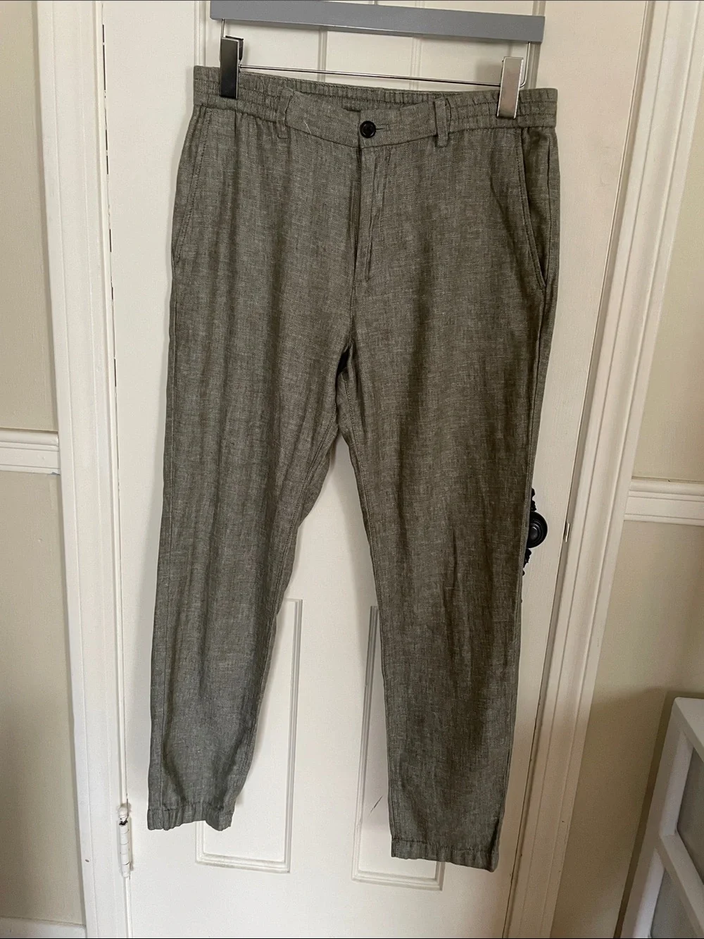 Banana Republic Olive Gray Chinos