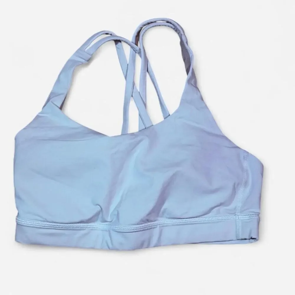 Lululemon white sports bra with